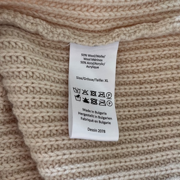 Baum Und Pferdgarten - Lace-up crop knit sweater XL - Picture 3 of 5